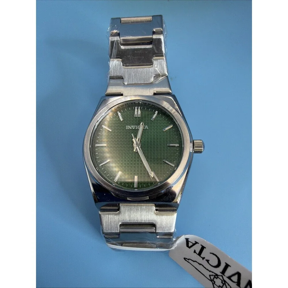 Brand New w/ Box 69405- Invicta Celestial Men’s Watch- 40mm, Steel, Money Green